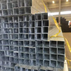 Square Galvanized Steel Pipe and Tube ASTM Standard Cold Rolled Welding & Cutting Services Thick Wall Custom Length thumbnail-5