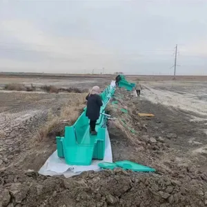 Fiberglass Drain Ditch With 100mm Depth, 45 Degree Angle Edge, Load Capacity EN 1433 D400 thumbnail-1