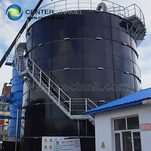 Anti-Corrosion Glass Fused to Steel Bolted Tank Municipal Sludge Storage Tanks thumbnail-1