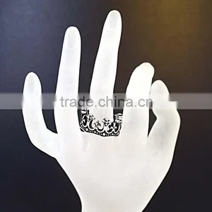 Crown Shaped 316l Stainless Steel Mens Rings Jewelry thumbnail-5
