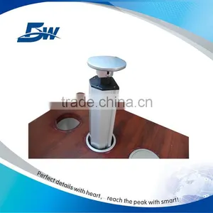 BW-K62 Pop Up Hidden Round Tabletop Socket With Power USB Charger Quality Choice thumbnail-6