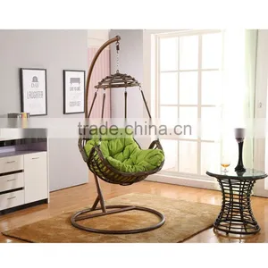 Cover Bird's Nest Hanging Baby Rattan Wicker Indoor Living Room Plastic Swing Chair thumbnail-3