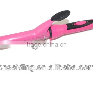 Fashion Pink 25mm Ceramic Tong Curling Iron thumbnail-1