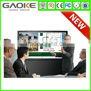 Gaoke LED LCD GK880T 55inch 65inch 70inch 84inch Size All in One Lcd Touch Screen Internet Lcd tv for Education thumbnail-1