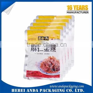 Food Grade Nylon Plastic Pouch Pickles Packaging Plastic Bag With Tear Notch/ Pickles Food Packing Bag thumbnail-6