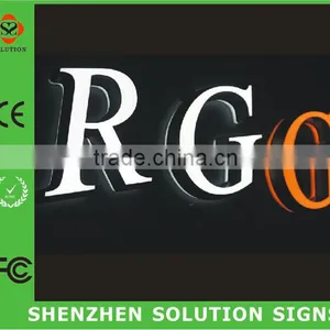 Custom Indoor Waterproof Led Edge Lit Sign Base thumbnail-1