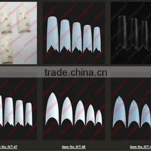 Wholesale-- 500 Natural False Nail Tips Acrylic Artificial Half Nail Tips Quality Choice thumbnail-1