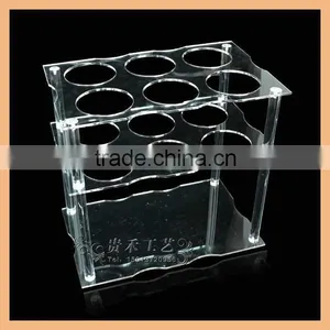 Transparent Acrylic Wine Display Rack for Bar Ware thumbnail-1