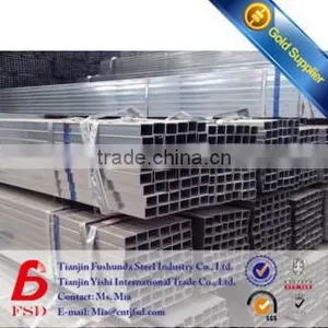 Pre Galvanized Rectangular Steel Pipe, Pre Galvanized Teel Pipe thumbnail-1