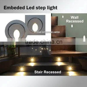 Recessed Aluminium Wall Light/Square Shape With Driver Integrated on Board Both in Indoor and Outdoor Quality Choice thumbnail-1