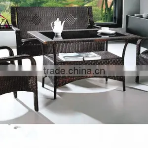 Rattan Wicker Outdoor Garden Chair Furniture Sofa Set thumbnail-1