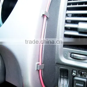 Factory Supply 3m Adhesive Small Plastic Cable Clip for Finishing Car Charger Electric Wire Outlet Line Usb Cable Quality Choice thumbnail-5