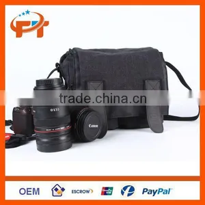New Canvas SLR DSLR Camera Bag for Canon Nikon EOS 600D 60D 550D 7D 500D 1100D thumbnail-1