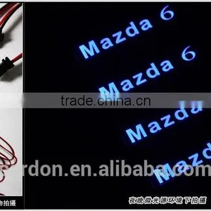 Stainless Steel Scuff Plate Outside OEM Door Sill With Led Car Led Door Sill Plate With Lamp Pedal for Mazda 6 Cx-5 Atenza thumbnail-6