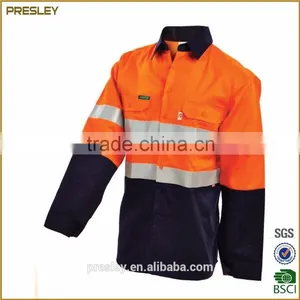 High Quality Men's Safty Reflective Workwear Coverall Fireproof Workwear thumbnail-1