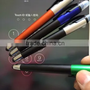 3 in 1 Plastic Stylus Pen With Highlighter thumbnail-1