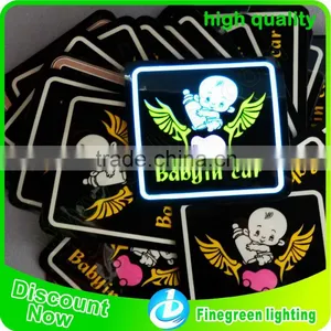 Waterproof Equalizer el Car Sticker Sound Activated Customized el Car Film EL Panel for Car thumbnail-3