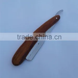 Wooden Clip Barber Razor/ Barber Shaving Knife Razor/ High Quality Shaving Razor thumbnail-1