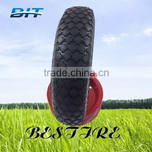 400-8 Diamond Wheelbarrow Tyre/ Wheel Barrow Tyre Tube/ Cart Tyre thumbnail-1