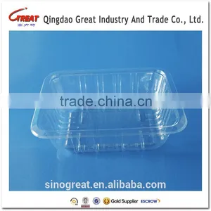 PET Plastic Type and Tray Type Fruit Salad Packaging Tray thumbnail-1