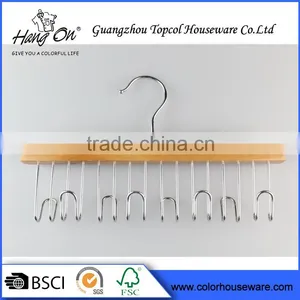 Durable Wood Hanger for Tie/Belt thumbnail-1