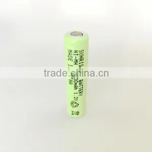 Ni-mh Aaa 500mah Battery 1.2v Rechargeable Batteries Flat Type thumbnail-2