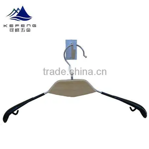 Fashionable Metal Clothes and Pants Hanger With Plastic Hook thumbnail-4
