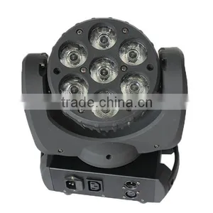 4in1 RGBW Beam and Wash 7x12w LED Mini Moving Head Spot Light thumbnail-4