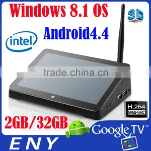 H.264 4K2K Intel Baytrail-T CR Quad-core 1.33GHz Intel HD Graphic Gen7 Bluetooth4.0 KODI 802.11b/g/n Wifiwindows8.1 Best tv Box thumbnail-1