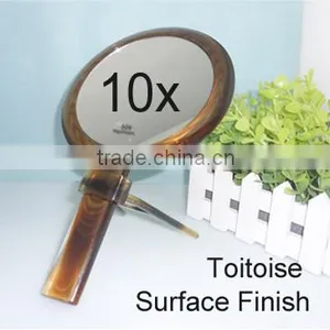 10x Handheld Makeup Mirror, Tabletop Hand Makeup Mirror,Black Makeup Hand Mirror thumbnail-5