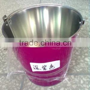 Round Metal Water Bucket thumbnail-1