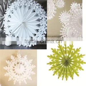 2013 New Party Tissue Honeycomb Fan Handheld Fan Paper Birthday Decoration Fan thumbnail-3
