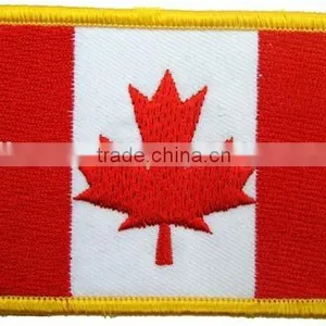 Iron-on Embroidery Canadian Flag Patch thumbnail-1