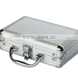 11.5g 100 Pcs Poker Set Casino Set in Slivery Aluminium Case for Game thumbnail-2