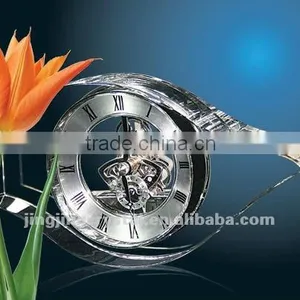 Luxury Eye Crystal Clock House Hold Gold / Silver Clock Face thumbnail-1