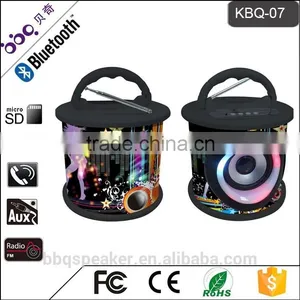 BBQ KBQ-07 5W 1200mAh 2016 Hot Sale Self Solar Powered Speaker thumbnail-3