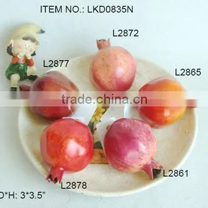 Real Color Artificial Foam Pomegranate Fruits in Assorted Size and Shapes for Display Decoration thumbnail-1