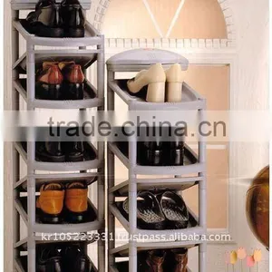 Zigzag 9-11 Tier Shoe Rack thumbnail-1