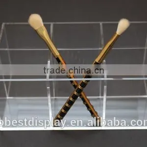 Wholesale Custom Clear 16 Compartment Acrylic Brush Holder/acrylic Makeup Brush Holder/acrylic Cosmetic Organizer thumbnail-3