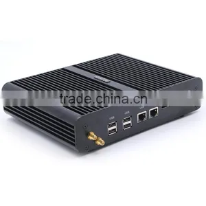 Barebone Fanless Mini pc Intel i7 4650u HD 5000 Dual HDMI 2 Ethernet Gaming Computer Supplier's Choice thumbnail-2
