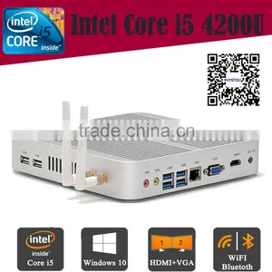 Intel Core i5 Fanless Features Mini Computer Table Small PC 4G RAM 1TB HDD Windows 7 thumbnail-1