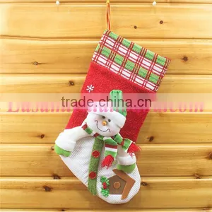 Cheaper and High Quality Xmas Decoration Santa Snowman Christmas Stocking Wholesale thumbnail-3