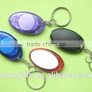 Hot Plastic and Round Led Keychain thumbnail-1