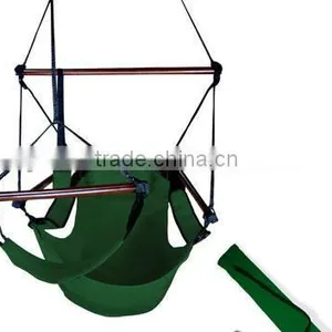 Patio Tree Green Deluxe Air Hammock Hanging Sky Swing Chair Outdoor Porch Lounge thumbnail-1