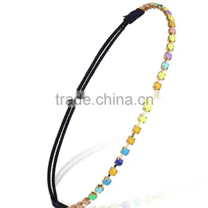 Top Selling Lady Beads Headband Hairband Elastic Hair Head Band Wholesale thumbnail-3