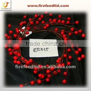 Red Beeds Decorative Straw thumbnail-1