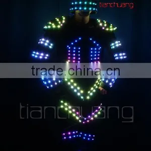Wireless DMX512 Programmable LED Light Street Dance Clothes thumbnail-4