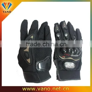 Breathable Cheap Leather Gloves Leather Motorcycle Gloves thumbnail-1