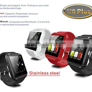 u8 Bluetooth Smartphone WristWatch U8 Plus U Watch for IPhone Samsung S4/Note2/Note3 Android Phone ,ISO System thumbnail-1