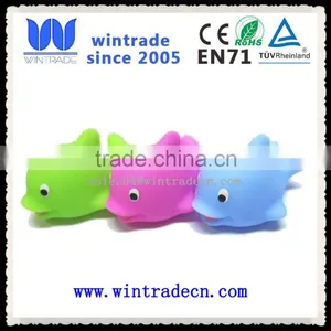 Smile Dolphin Rubber Toy Baby Bath Rubber Animal Toy thumbnail-1